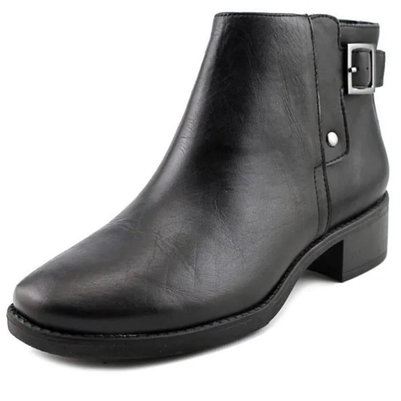 Easy Spirit Novara Leather Ankle Booties - Picture 1 of 14